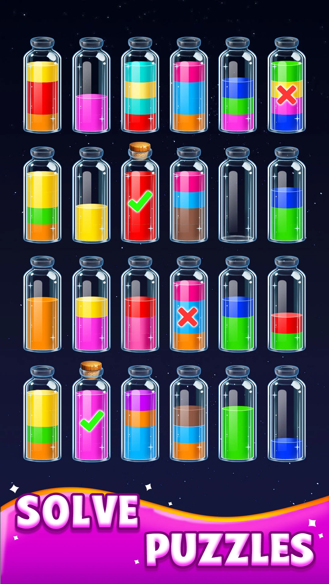 Water Bottle Color Sort Puzzle screenshot