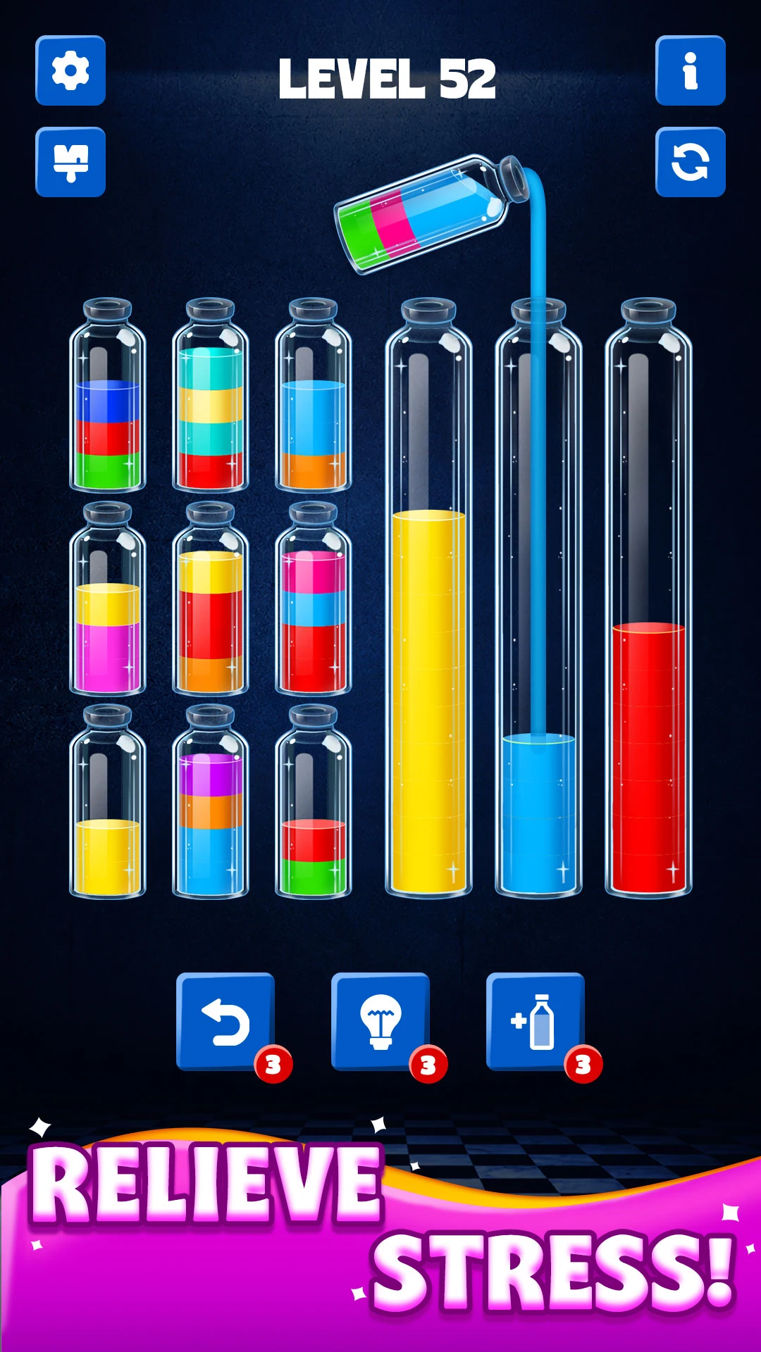 Water Bottle Color Sort Puzzle screenshot